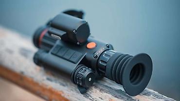 Оптикалык мээлеткичтер: Цифровой охотничий прицел Sytong HT-70 LRF (5-20x) — компактная модель — 9