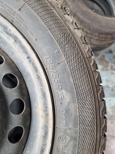 40 5: Колеса в сборе 195 / 65 / R 15, Зима, Б/у, Комплект, Легковые, Железные, отверстий - 5 — 4