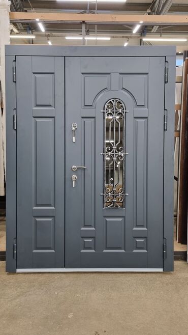 Giriş qapıları: Məhsul: Dəmir giriş qapıları (klassik dizayn) - Material: qalın — 9
