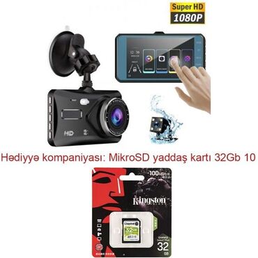 Digər aksesuarlar: Videoreqistratorlar, Yeni, Avtomatik, 32 gb, Çin, Ödənişli çatdırılma