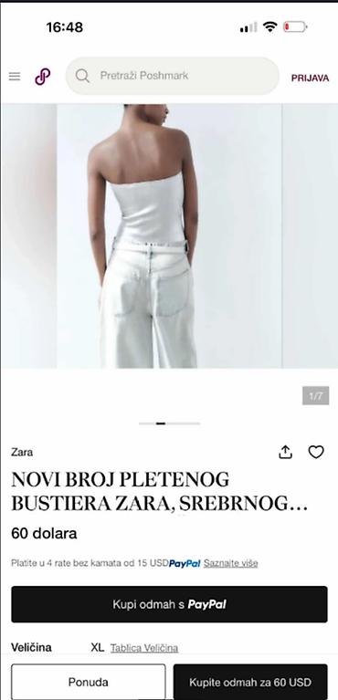 iqos bez poreza: Nov ZARA top naznačene M veličine ali odgovassra i osobama koje nose — 6