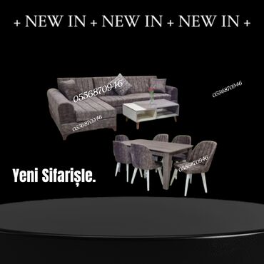 Sifarişlə divanlar: Künc divan, Qonaq otağı üçün, Parça, Bazalı, Açılan — 10