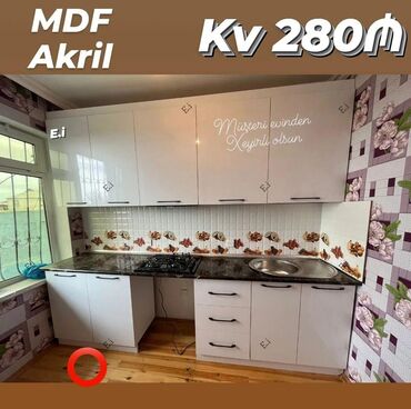 выездная химчистка мебели: *Mətbəx mebellərinin Sifarişlə Hazırlanması* 1Kvadrat metri ⤵️