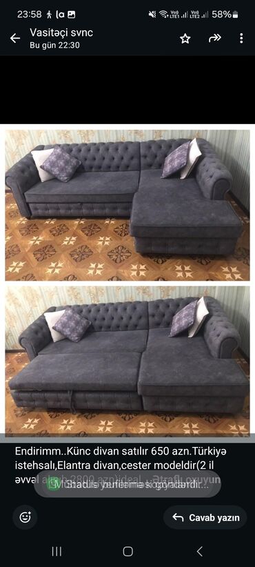 tek divan modelleri: Künc divan, İşlənmiş, Açılan, Bazalı, Çatdırılma yoxdur