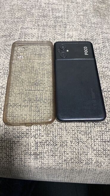 обмен старого телефона на новый бишкек: Poco M5, Б/у, 128 ГБ, цвет - Черный, 2 SIM
