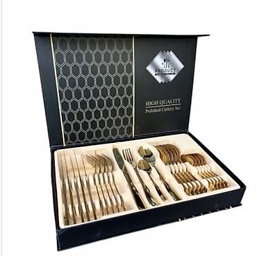 kasike: Set escajga – High Quality Polished Cutlery Set - Elegantan set — 1