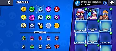 sexsi geyim: Brawl Stars hesabı – yüksək trofeyli və zəngin kontentli - Kupa yolu — 5