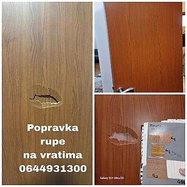 uradi sam ormari: Usluga: Popravka rupa i oštećenja na sobnim vratima — 1