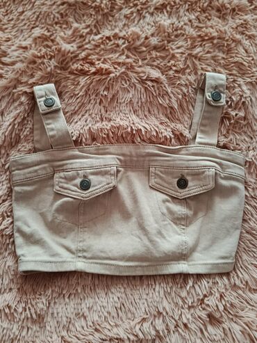 cins pencekler instagram: Bej rəngli qısa top (korset üslubunda) - Material: cins/denim tipli lalafo.az -da cins pencekler instagram: Bej rəngli qısa top (korset üslubunda) - Material: cins/denim tipli