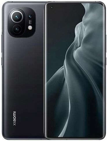 xiomi телефон: Xiaomi, Mi 11, Жаңы, 128 ГБ, түсү - Кара, Бөлүп төлөө менен, 1 SIM, 2 SIM
