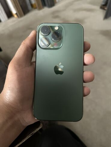 Apple iPhone: IPhone 13 Pro, Б/у, 128 ГБ, Alpine Green, Коробка, 80 %