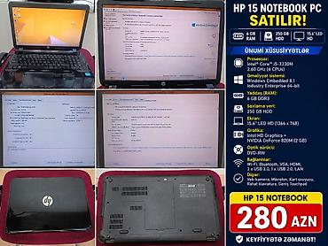 Toshiba: Toshiba noutbuk satılır. Əsas xüsusiyyətlər: - Prosessor: AMD E1-1200 — 10