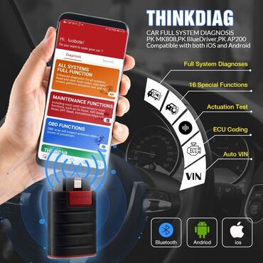 Alati za automobile: Thinkcar thinkdiag nova verzija full system, all car 16 reset service — 14