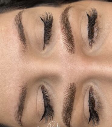 Перманентный макияж: Акция Перманентный макияж бровей Аппаратные волоски Пудровые — 8