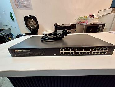 Модемы и сетевое оборудование: Коммутатор ipTIME SG24000 - 24 портов 10/100/1000 Mbps RJ‑45 для — 1