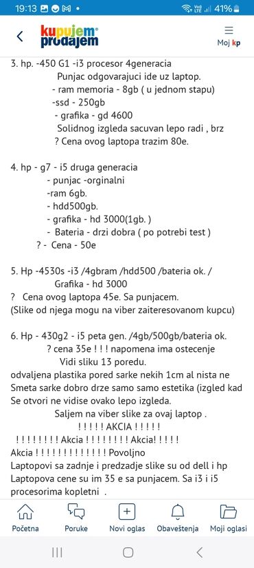 Ostali laptopovi i netbook računari: Ostali laptopovi i netbook računari — 9