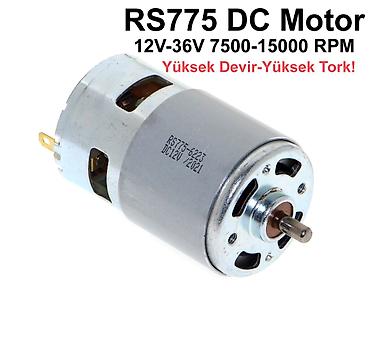 disk teker type 1 per page 40: Kateqoriya: Motorlar > Reduktorsuz DC Motor Məhsul: RS775 DC Motor — 1