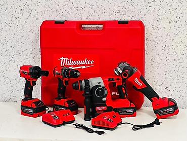 гайковерты: Набор аккумуляторного инструмента Milwaukee M18: Состав — 1