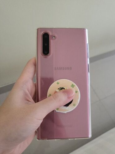 телефон нот 10: Samsung Note 10 5G, Колдонулган, 256 ГБ, түсү - Кызгылт, 2 SIM