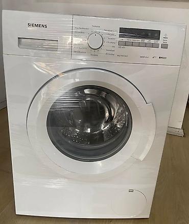 simens: Siemens paltaryuyan maşın – ön yükləməli, ağ korpus, elektron — 1