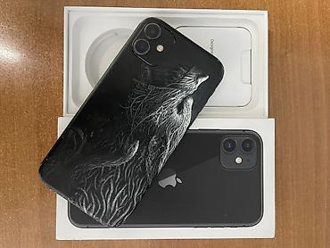 iphone xt: IPhone 11, Б/у, 64 ГБ, Черный, Коробка, В рассрочку, 100 % — 1