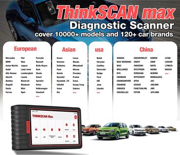 Alati za automobile: NOVO - Thinkcar ThinkScan Max 2 EU WiFi Bluetooth OBD2 Thinkcar — 8