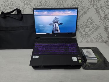 компьютерные: Ноутбук, HP, 16 ГБ ОЭТ, AMD Ryzen 5, 15.6 ", Колдонулган, Оюндар үчүн, эс тутум NVMe SSD