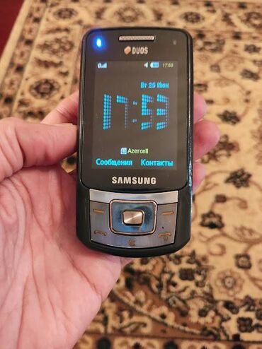 samsung telfonu islenmis: Samsung B5702 Duos, rəng - Qara