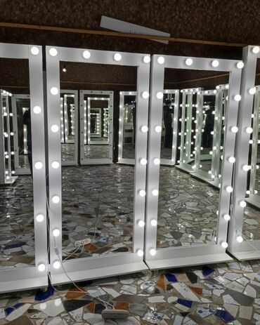 Декор для дома: Зеркало с подсветкой от 6500сом 180/70см 11ламп 6500с 180/80см 14ламп