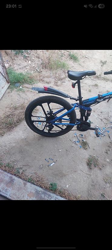Real aliciya endirim var ANMIER dağ velosipedi - Rəng: mavi-qara -