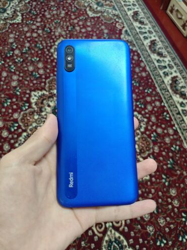 купить мышь компьютерную: Redmi, Redmi 9A, Колдонулган, 64 ГБ, түсү - Көк, 2 SIM