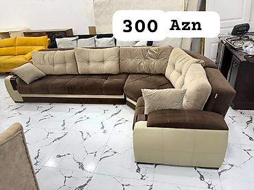 Divanlar: Künc divan, İşlənmiş, Açılan, Bazalı, Parça, Çatdırılma yoxdur — 1
