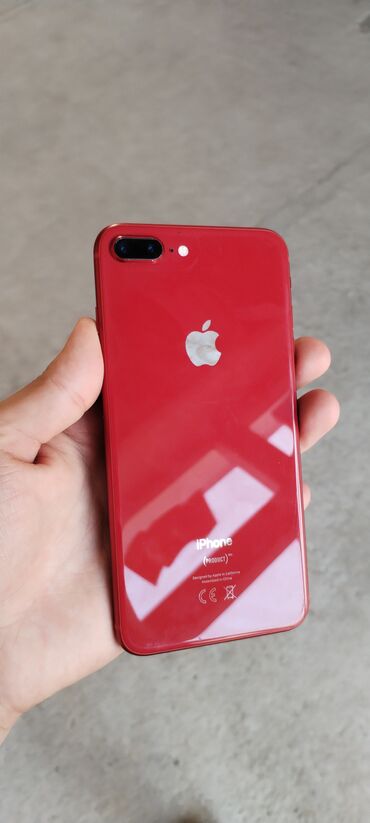 iphone xr 64 gb qiymeti: IPhone 8 Plus, 64 GB, Qırmızı, Barmaq izi, Simsiz şarj