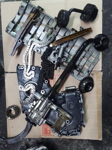 Цепи, ремни: BMW мотор m57 турбодизель масляный насос цепи отражатель натяжители