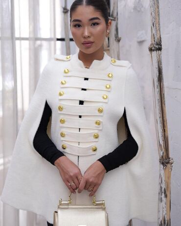 Пальто: Пальто, Осень-весна, Трикотаж, Короткая модель, На молнии, Все размеры — 2