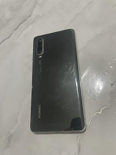 harmony: Huawei P30, Б/у, 128 ГБ, цвет - Черный, 2 SIM — 1