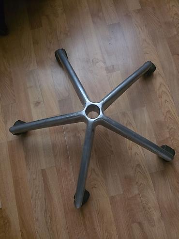 Metal məhsulları: Ofis kreslosu üçün metal baza (5 şaxəli) və təkərlər - Material — 1