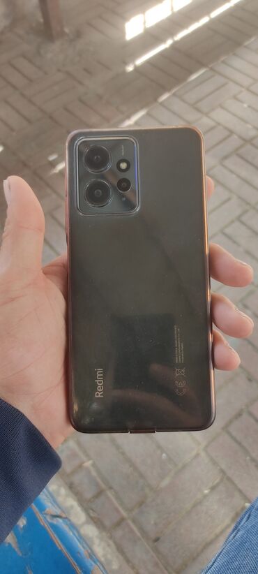 not 4 qiymeti: Xiaomi Redmi Note 12, 128 ГБ, цвет - Черный, 
 Отпечаток пальца, Две SIM карты, С документами