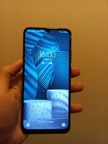 Samsung: Samsung A02 S, 32 GB, rəng - Qara, Sensor, İki sim kartlı, Face ID