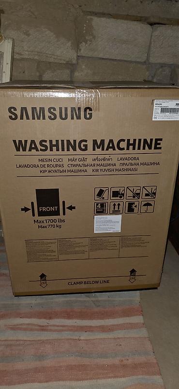su catdırılma: Paltaryuyan maşın Samsung, 8 kq, Yeni, Avtomat, Qurutmasız, Rayonlara çatdırılma — 2