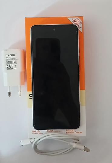 isdenmis telefonlar: Tecno Spark 30, 256 GB, rəng - Ağ, Sənədlərlə — 8