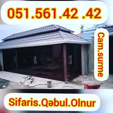 Balkonlar: Cam balkon sifarişləri qəbul olunur çatdırma qurasdirma pulsuzdur — 33