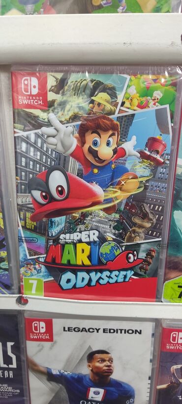 oled: Nintendo switch üçün super mario odyssey oyun diski. Tam original