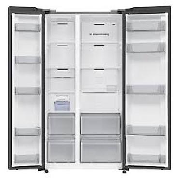 sam agac: Samsung RS70F65Q1TWR Side-by-Side soyuducu — 647 L geniş həcm, sol — 1