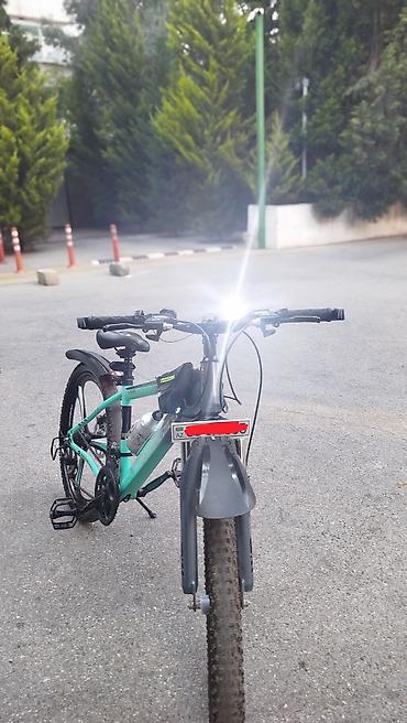 peridok velo: Dağ/şəhər tipli velosiped – Velo brendi, yaşıl-qara rəngdə - Güclü — 2