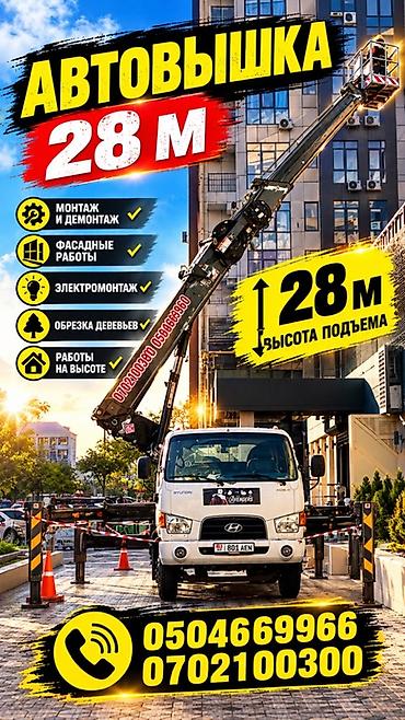 Автоуслуги: Стрела 28 м, 300 т — 1