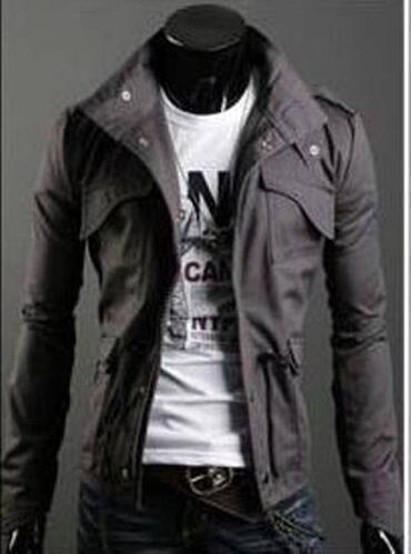 Куртки: Куртка L (EU 40), цвет - Серый