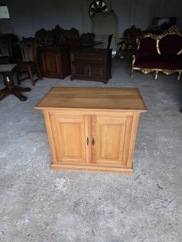 Komode: Drveni dvokrilni kabinet/komoda od punog hrasta - Materijal: masivni — 7