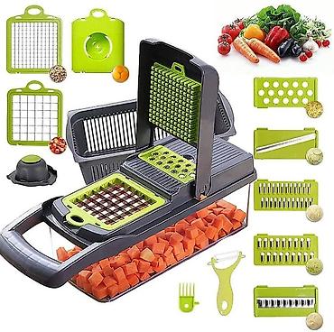 Дом и сад: Salat doğrayan 15 pcs Veggie Slicer 15 Parçalı Multifunksional — 6