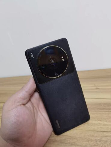 автомобильное зарядное устройство для ноутбука: Xiaomi, 12S Ultra, Колдонулган, 256 ГБ, түсү - Кара, 2 SIM